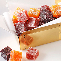 Design culinaire : coffret pâte de fruits Palomas Lyon